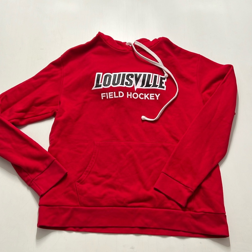 University of Louisville Filed Hockey hoodie. Size large